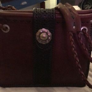 Leather Tooled Purse